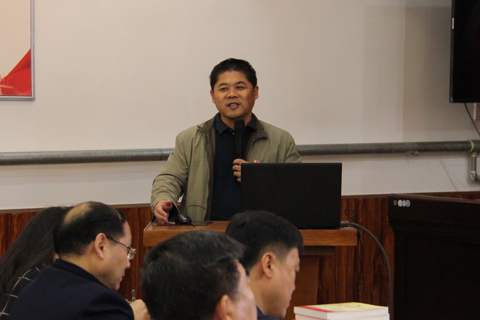 马克思主义学院深入静海区王口镇宣讲党的十九届四中全会精神