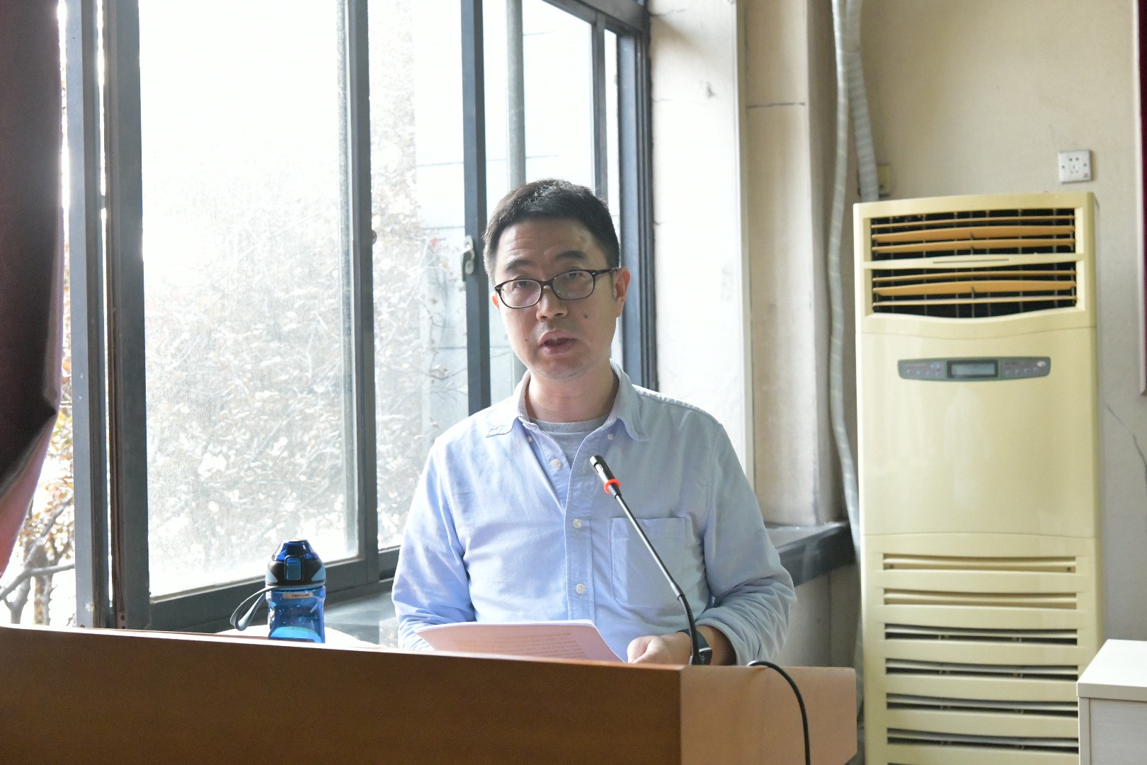 化学学院副院长、化学(师范)专业建设负责人朱柏林发言